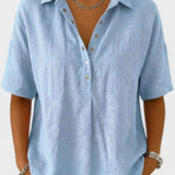 Tatjana | Bluse mit elegantem Kragen
