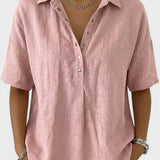 Tatjana | Bluse mit elegantem Kragen