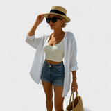 Irena - Lässige Bluse im Ibiza-Stil