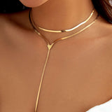 Metall Choker-Halskette