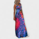 Ronja - La Bamba Bedrucktes Tie-Dye Maxi Kleid
