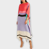 Elenora - Geometrischer Kaftan mit lässigem Schnitt