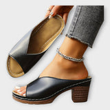 Dicke Absatzsandalen mit Offenem Absatz