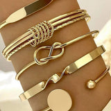 Geometrisches Offenes Armband