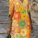 Beth™ - Buntes Blumenkleid
