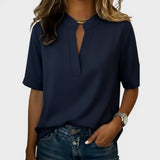Lea | Leichte Bluse mit V-Ausschnitt