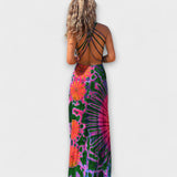 Ronja - La Bamba Bedrucktes Tie-Dye Maxi Kleid