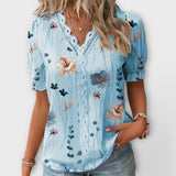 Emily - Trendige Bluse mit V-Ausschnitt