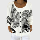 Bequemer Strickcardigan mit Knopfleiste