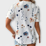 Emily - Trendige Bluse mit V-Ausschnitt