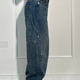 Violette™ - Hose mit hoher Taille und weiten Beinen und Knopftaschen