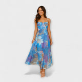 Audrey - Blumenmuster Kleid für Frauen - Stylisch und ansprechend