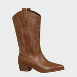 Cowboy-Stiefel aus Leder
