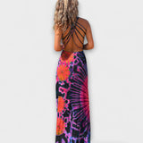 Ronja - La Bamba Bedrucktes Tie-Dye Maxi Kleid