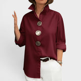 Élodie™ | Schicke Bluse mit Stehkragen