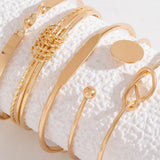Geometrisches Offenes Armband