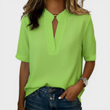 Lea | Leichte Bluse mit V-Ausschnitt