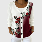 Bequemer Strickcardigan mit Knopfleiste