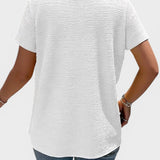 Ana | T-Shirt mit Peter-Pan-Kragen