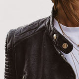 Anais™ | Elegante Lederjacke