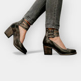 Bequeme Absatzsandalen