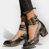Bequeme Absatzsandalen