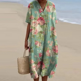 Miles™ - Damen Buntes Blumenkleid