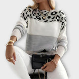 Cheyenne - Lässiger Pullover mit Leopardenmuster