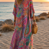 KLEMENTYNA | Lebhaftes Boho-Chic Kleid