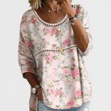 Marta | Bluse mit floralen Spitzen