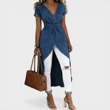 Mia | Jeans-Top mit V-Ausschnitt