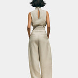 Falyne | Minimalistisches Ensemble mit Tanktop und weitem Hosen
