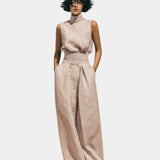 Falyne | Minimalistisches Ensemble mit Tanktop und weitem Hosen