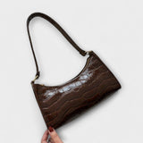 Véronique | Glänzende Lederhandtasche