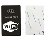 CR80 Mini RFID 1K Chip À Prova D' Água 13.56MHz Material PET Cartão de Visita NFC Programável PVC/NFC 213/215/216 Cartão Wifi Mini Tag