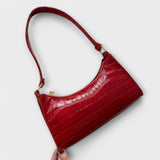 Véronique | Glänzende Lederhandtasche