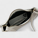 Véronique | Glänzende Lederhandtasche