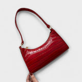 Véronique | Glänzende Lederhandtasche