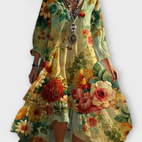 Myla™ - Strahlendes Floral Flair Kleid