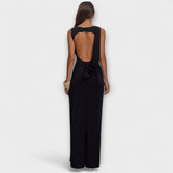 Rieke - Elegantes Maxikleid mit Hohem Schlitz