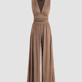 CHARITY – Stilvoller ärmelloser Jumpsuit mit weitem Bein