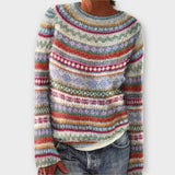Vintage-Strickpullover für Frauen