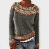 Vintage-Strickpullover für Frauen