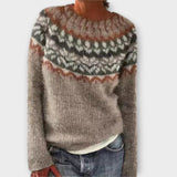 Vintage-Strickpullover für Frauen