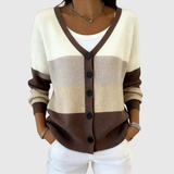 Bequemer Strickcardigan mit Knopfleiste