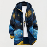 Jacke mit Sternenhimmel-Muster