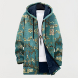 Jacke mit künstlerischem Blumendesign