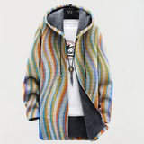 Jacke mit Wellenstreifen