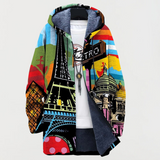 Pullover mit urbanem Muster