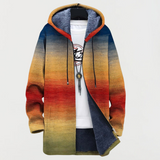 Jacke mit Sonnenuntergangs-Farbverlauf